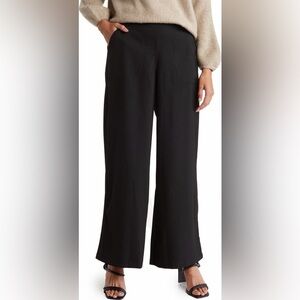 Max Studio Twill Easy Wide Leg Trouser